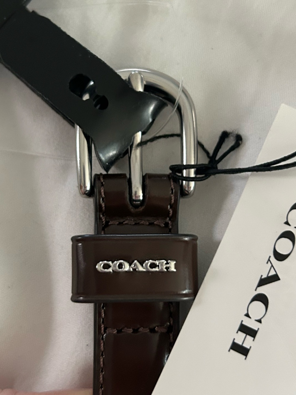 COACH Classic Leather Belt